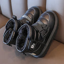 Kids Antiskid Genuine Leather Warm Boots