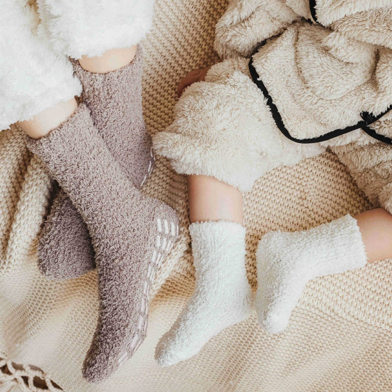 Coral Fleece Thick Newborn/Kids Socks Leg Warmers childrensterritory