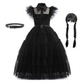 Wednesday Addams Kids Easter Halloween Party Costumes childrensterritory