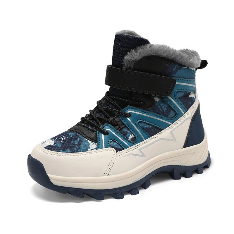 Kids’ Fur-Accented Stylish Casual Shoes