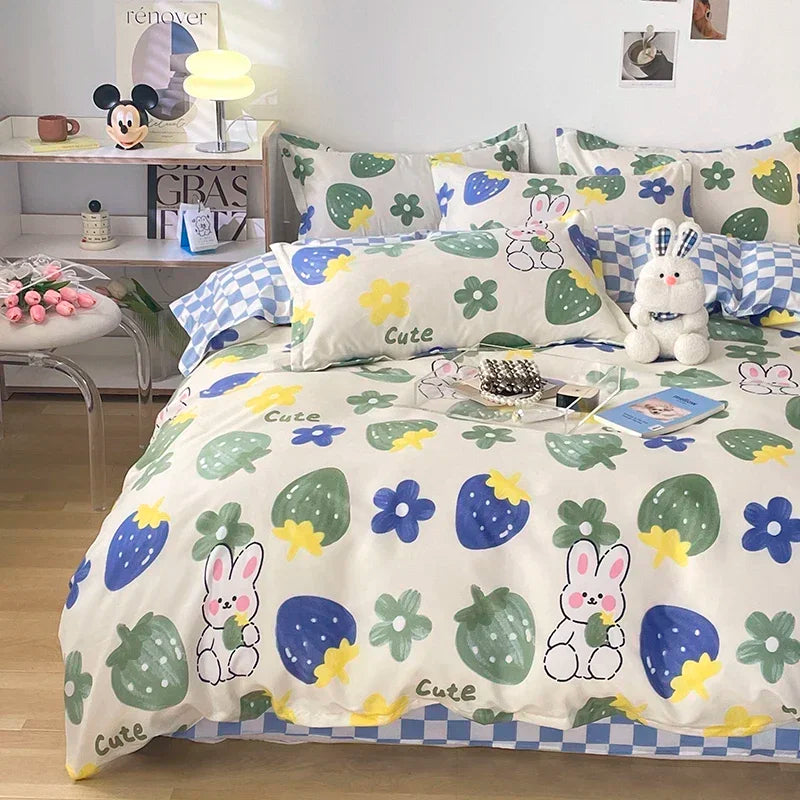 Kids Room Soft Cartoon Design Bedding Set childrensterritory