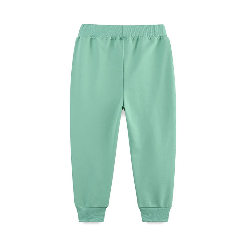 Cartoon Embroidery Print Boys Sweatpants For Summer