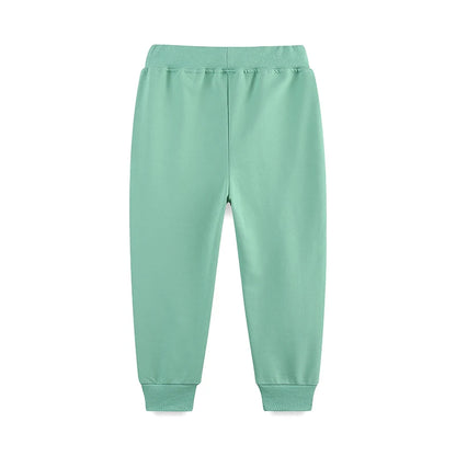 Cartoon Embroidery Print Boys Sweatpants For Summer