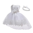 Baby Girl Elegant Lace Design Christmas/Birthday Party Dresses childrensterritory
