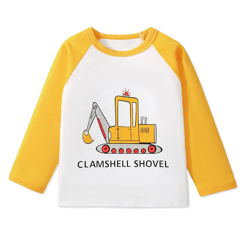 Full Sleeves Cartoon Design Boys Shirts