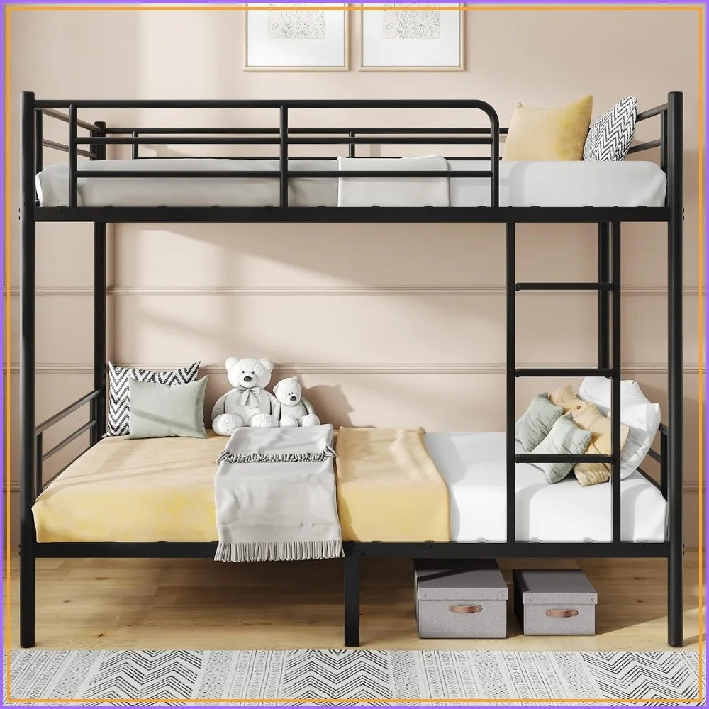 Metal Twin Bunk Beds for Kids/Teens/Adults with Stairs