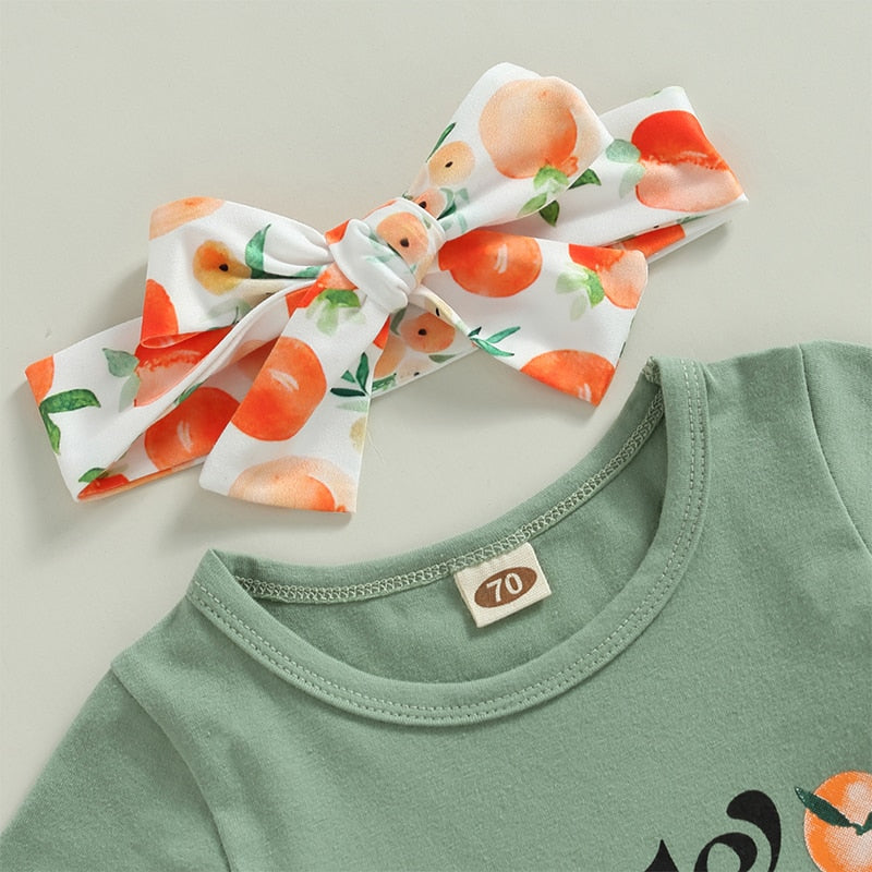 Infant Girl Printed Top and Shorts Summer Clothes childrensterritory