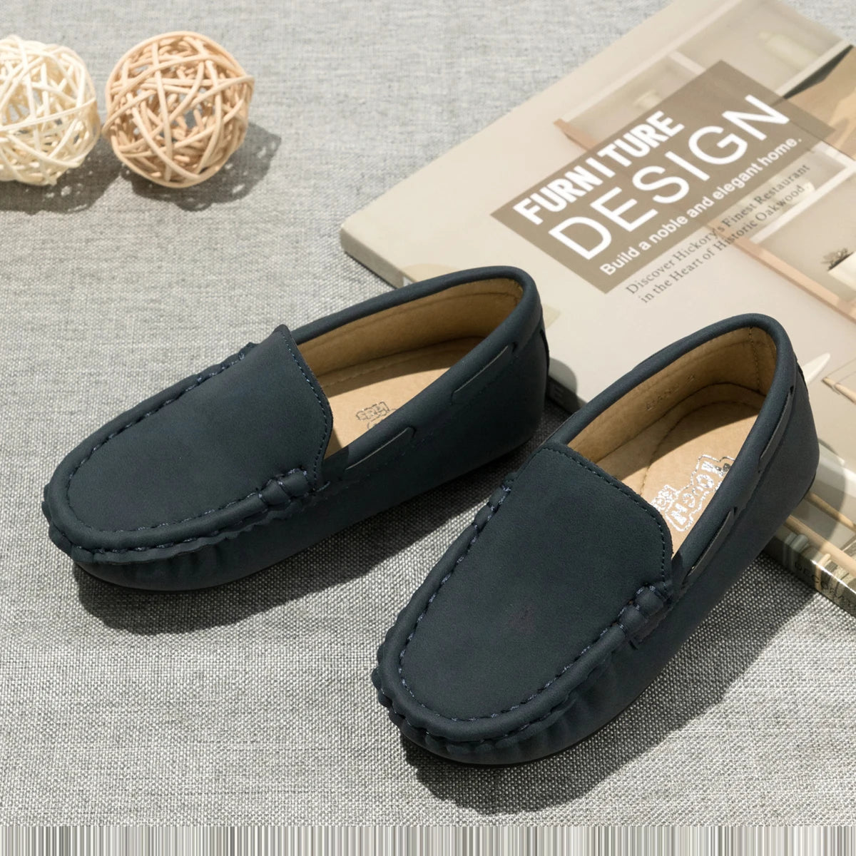 Kids Casual Breathable Leather Shoes for Spring Summer childrensterritory