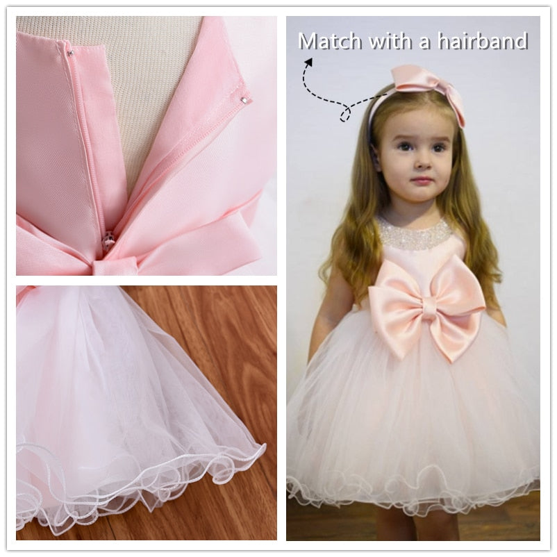 Baby Girl Tulle Fluffy Princess Birthday Party Dresses childrensterritory