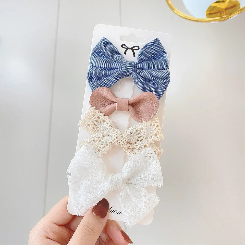 Girls Cute Handmade Lace Design Hair Accessories