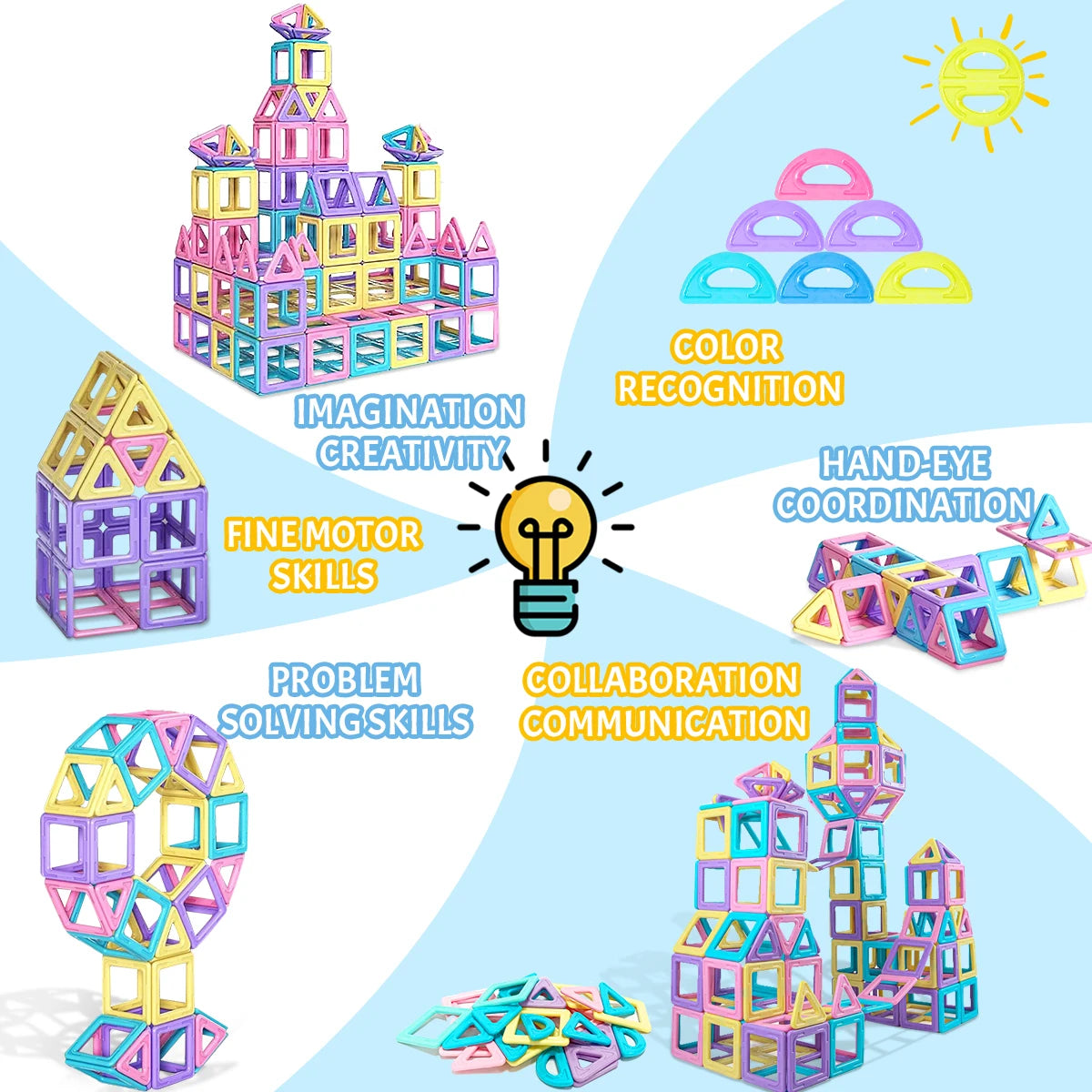 Magnetic Building Blocks/Toys for Kids
