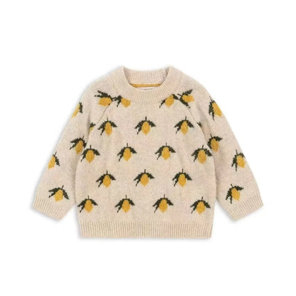Full-Sleeve Printed Autumn Sweaters For Kids childrensterritory
