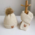 2Pcs Cute Bear Embroidery Baby Hats and Scarf Set childrensterritory