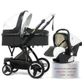 3-in-1 Foldable Baby Carriage Prams With Car Seat childrensterritory