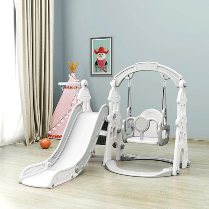 Baby/Kid Plastic Slide And Swing Indoor/Outdoor Toys childrensterritory