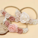 Flower Design Baby Girl Elastic Headband 3Pcs/Set childrensterritory