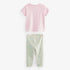 Cartoon Print Summer Dailywear Clothing Set For Girls childrensterritory