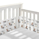 2pcs Breathable Baby Bed Bumper Cot Protector