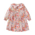 Kids Girls Soft Cotton Long Sleeve Printed Floral Birthday Dresses childrensterritory