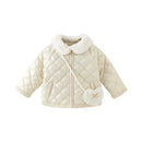 Children Girls Fur Collar Winter Warm Parkas Overcoat childrensterritory