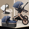 Two-Way Foldable Lightweight Infant Stroller with Car Seat childrensterritory