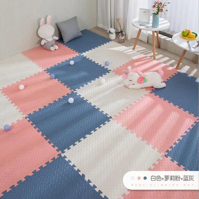 Soft Interlocking Puzzle Mat Play for Kids Room