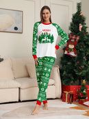Long Sleeves Christmas Print Family Matching Clothing Set childrensterritory