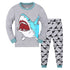 Kids Boys Cartoon Print Long Sleeve Pajamas Set childrensterritory