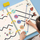 Kids Reusable Magical Tracing Workbook Learning Copybook childrensterritory