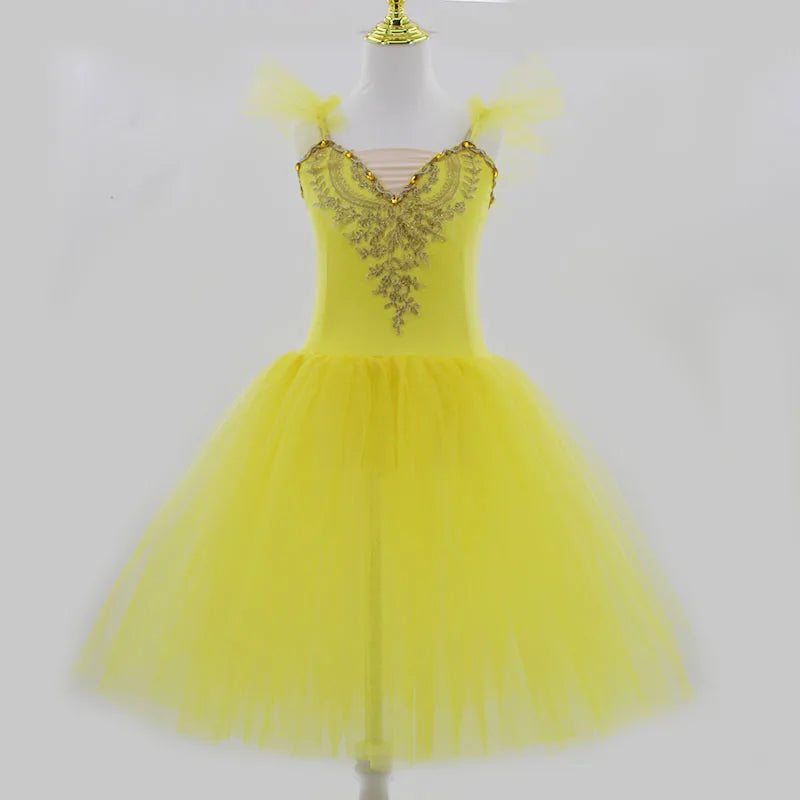 Professional Swan Lake Long Ballet Dresses for Girls childrensterritory