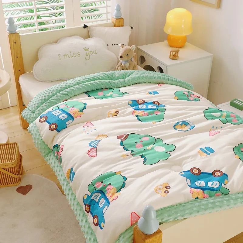 Soft Breathable Warm Baby Thick Quilted Blanket