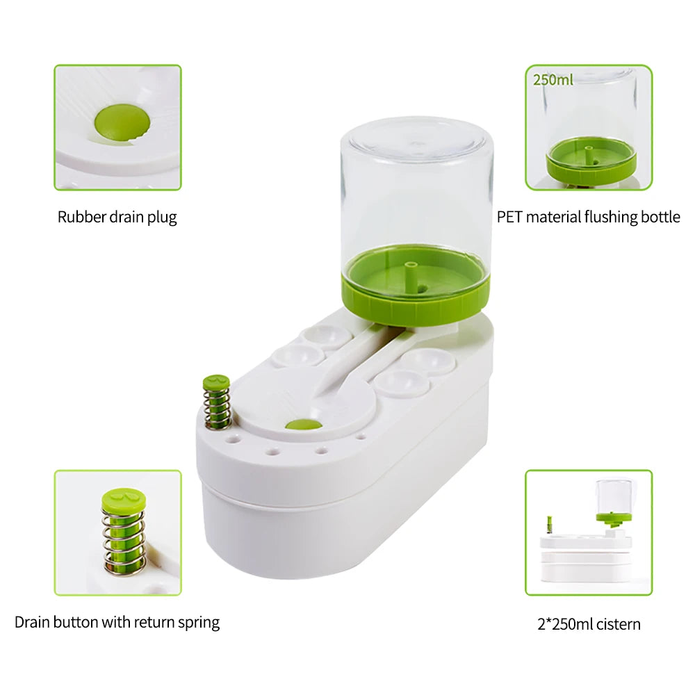 Graffiti Paint Brush Cleaner Bucket With Drain Button