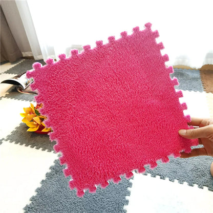 Soft Plush Kids Interlock Floor Mats, 30*30 CM childrensterritory