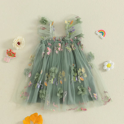 Little Girls Luxury Birthday Party Dresses for Summer