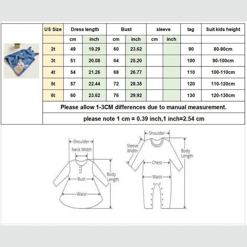 Little Girls Cartoon Mouse Embroidery Denim Dress childrensterritory
