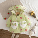 Girls Cartoon Design Winter Warm Jackets childrensterritory