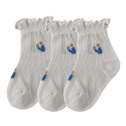3Pair/lot New Thin Casual Baby/Toddler Summer Socks childrensterritory
