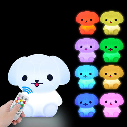 Rechargeable Owl LED Night Light in 9 Colors for Kids Room childrensterritory