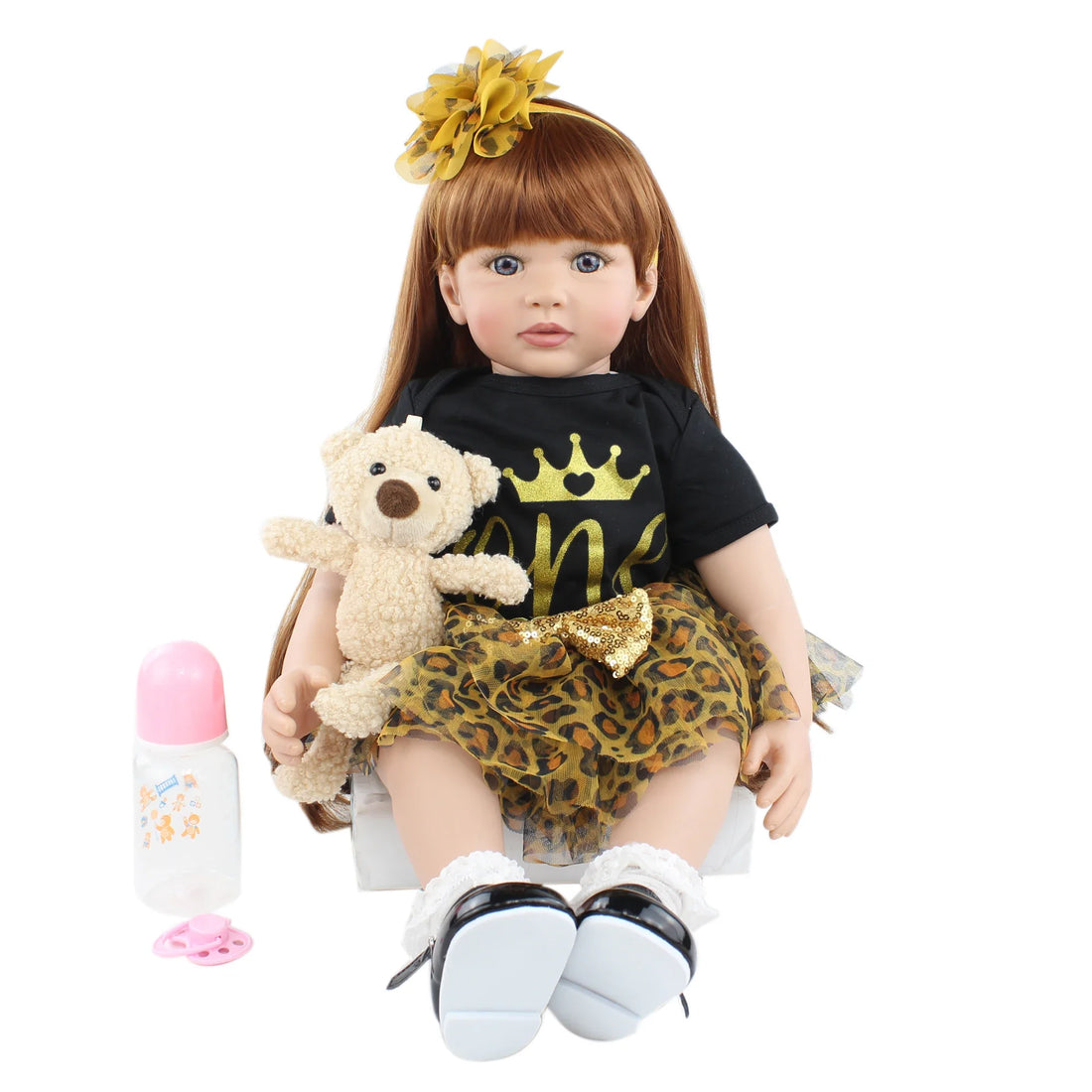 Handmade Lifelike Soft Silicone Cute Reborn Baby Doll childrensterritory