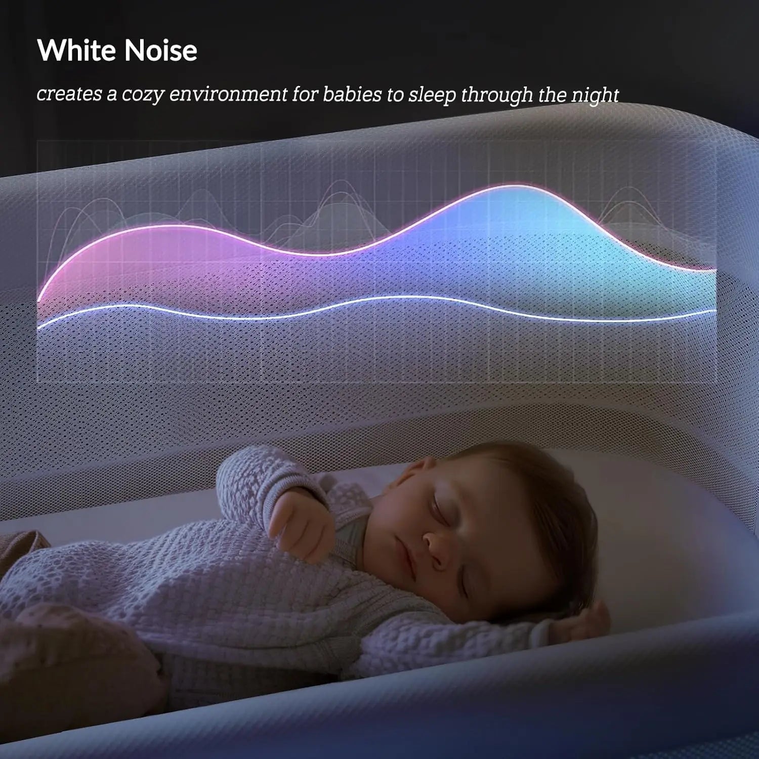 Smart Electric and Musical Rocking Bassinet for Baby