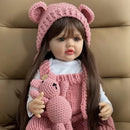Realistic Silicone Princess Doll for Girls, 55 cm, 22 in.
