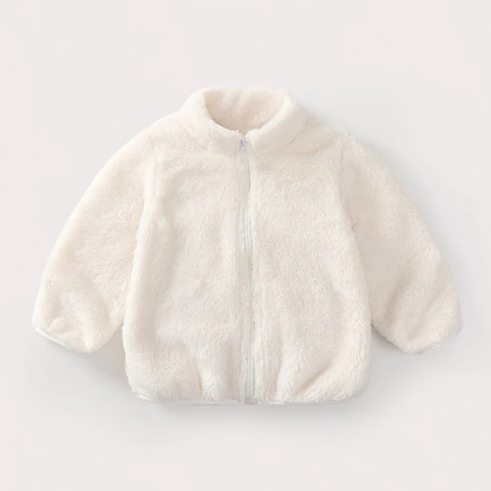 Kids’ Long-Sleeve Winter Casual Soft Jacket childrensterritory