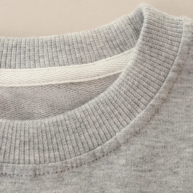 Pretty Horse Design Kids Girls Grey Sweatshirt