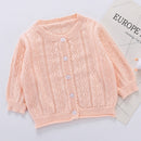 Infant Girls Long Sleeve Embroidery Knitted Cardigan childrensterritory