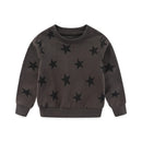 Long Sleeve Stars Cartoon Print Kid Boys Girls Sweatshirts childrensterritory