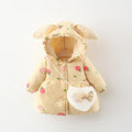 Girls Cartoon Design Winter Warm Jackets childrensterritory