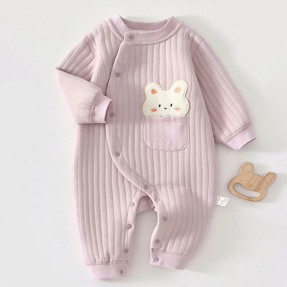 Baby Kids Long-Sleeved Winter Rompers