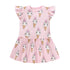 Cartoon Ice Cream Print Little Girls Summer Party Dress childrensterritory