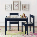 3-Piece Kids Wooden Activity Table & Chair Set childrensterritory