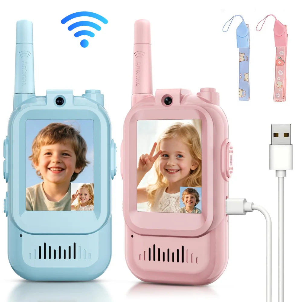 Portable HD Video Walkie Talkies for Kids Outdoor Play childrensterritory